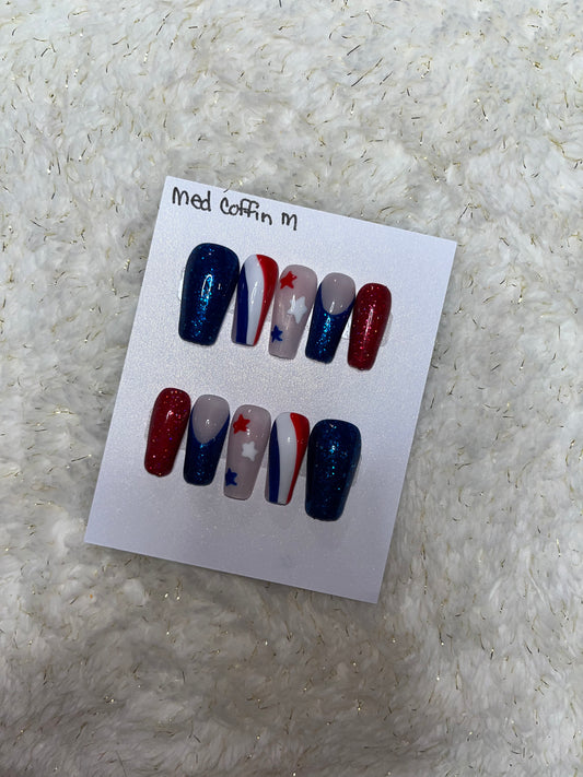 Red white and blue