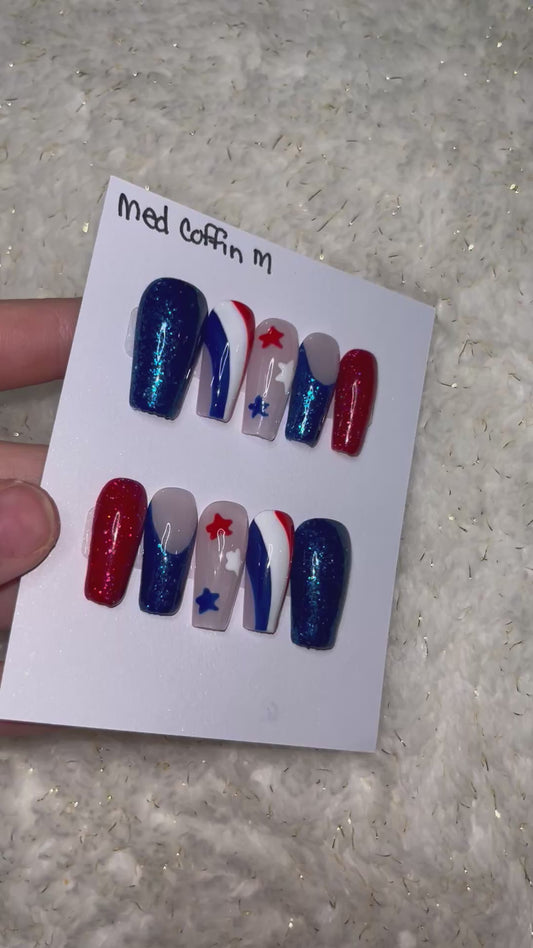 Red white and blue